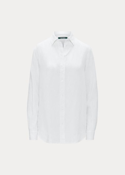 Ralph Lauren Linen Skjorter Dame Danmark (FTBIK8054)